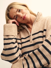 Nobodys Child Oversized Half Zip Jumper - Image 3 of 4