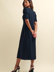Nobody's Child Evie Black Midi Dress - Image 2 of 5