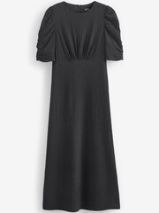 Nobody's Child Evie Black Midi Dress - Image 4 of 5
