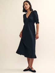 Nobodys Child Delilah Midi Black Dress - Image 3 of 5