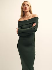 Nobodys Child Bardot Knitted Midi Dress - Image 3 of 4