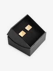 Gold Texture Cufflink - Image 2 of 2
