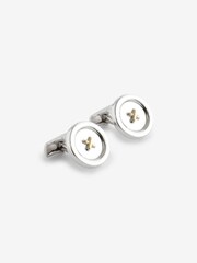Silver Novelty Button Cufflinks - Image 1 of 5