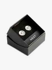 Silver Novelty Button Cufflinks - Image 4 of 5