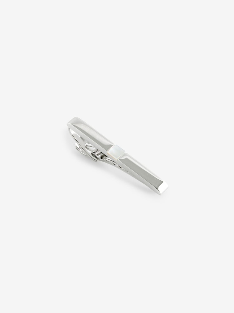 Pearl Cufflink And Tie Clip Set - Image 2 of 5