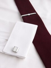 Pearl Cufflink And Tie Clip Set - Image 5 of 5