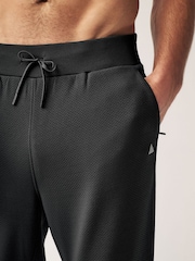Black Active Textured Joggers - Image 1 of 9