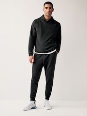 Black Active Textured Joggers - Image 3 of 9