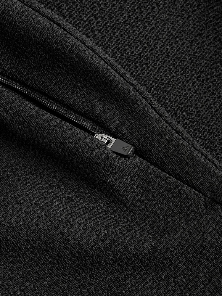 Black Active Textured Joggers - Image 9 of 9