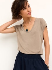 Mole Premium Modal Rich Short Sleeve Scoop Neck T-Shirt - Image 1 of 6