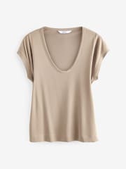 Mole Premium Modal Rich Short Sleeve Scoop Neck T-Shirt - Image 5 of 6