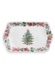 Spode Cream Christtmas Tree 2023 Annual Dessert Tray - Image 1 of 3