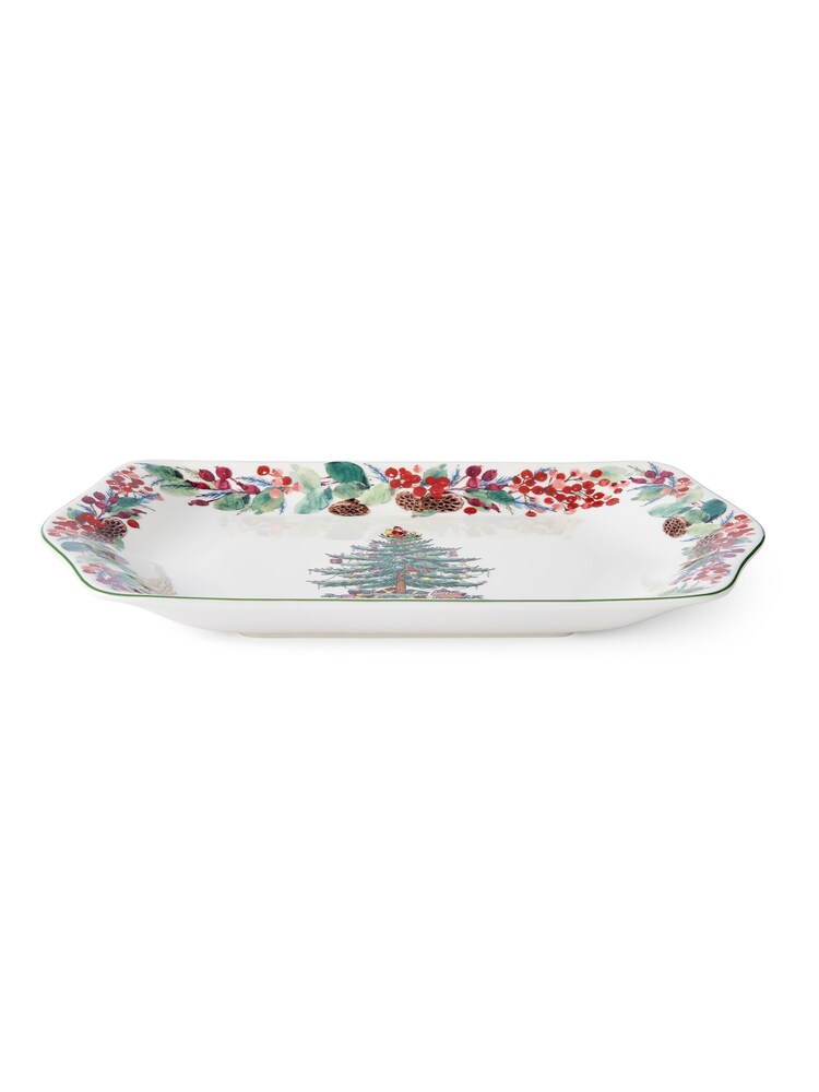 Spode Cream Christtmas Tree 2023 Annual Dessert Tray - Image 3 of 3 Spode Cream Christtmas Tree 2023 Annual Dessert Tray - Image 3 of 3