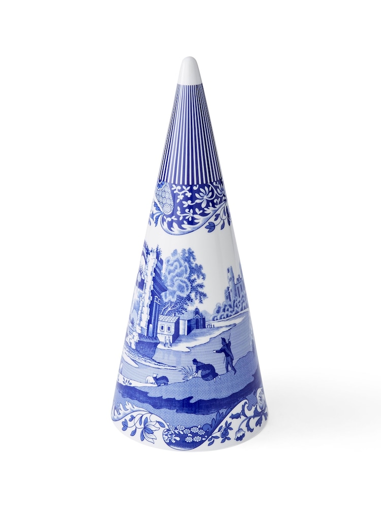 Spode Blue Italian Large Decorative Ornaments Cone - Image 2 of 4
