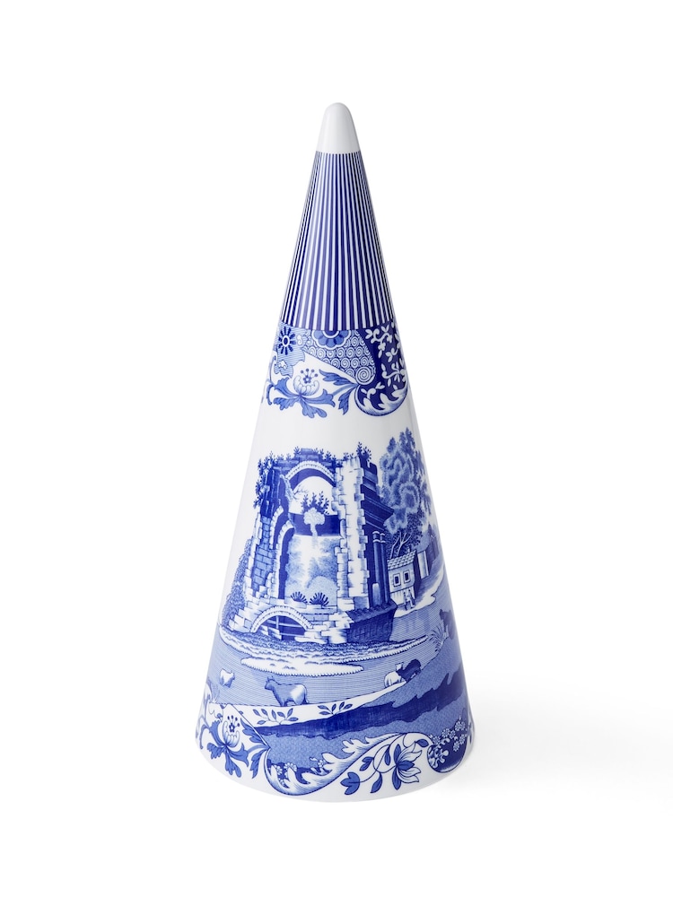 Spode Blue Italian Large Decorative Ornaments Cone - Image 4 of 4