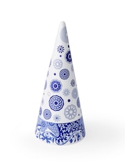 Spode Blue Italian Medium Decorative Cone - Image 3 of 4