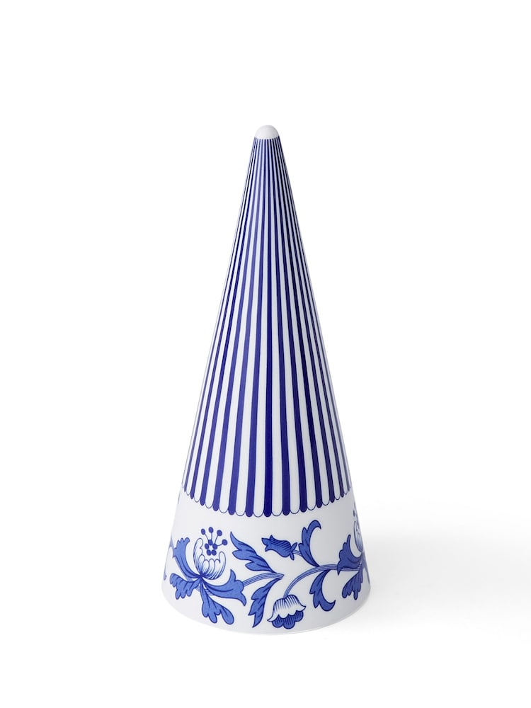 Spode Blue Italian Small Decorative Cone - Image 4 of 4