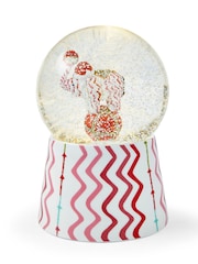 Spode White Kit Kemp Rik Rak Elephant Snow Globe - Image 4 of 6