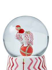 Spode White Kit Kemp Rik Rak Elephant Snow Globe - Image 5 of 6