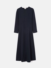 Jigsaw Blue Heavy Crepe Jersey Zip Dress - Image 5 of 5