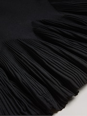 Ted Baker Black Fit And Flare Josafee Knitted Dress - Image 5 of 6