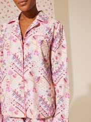 Cath Kidston Ecru 100% Cotton Poplin Button Through Pyjamas - Image 7 of 26
