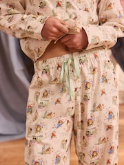 Cath Kidston Ecru Paddington 100% Cotton Poplin Button Through Pyjamas - Image 11 of 19