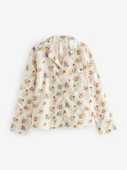 Cath Kidston Ecru Paddington 100% Cotton Poplin Button Through Pyjamas - Image 14 of 19