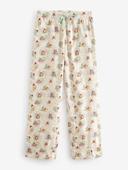 Cath Kidston Ecru Paddington 100% Cotton Poplin Button Through Pyjamas - Image 15 of 19