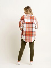Brakeburn Pumpkin Flannel Shacket - Изображение 2 из 4