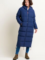 Brakeburn Blue Longline Puffer Coats - Image 3 of 4