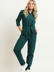 Brakeburn Green Cleo Cord Jumpsuit - Image 1 of 4