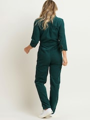 Brakeburn Green Cleo Cord Jumpsuit - Image 2 of 4