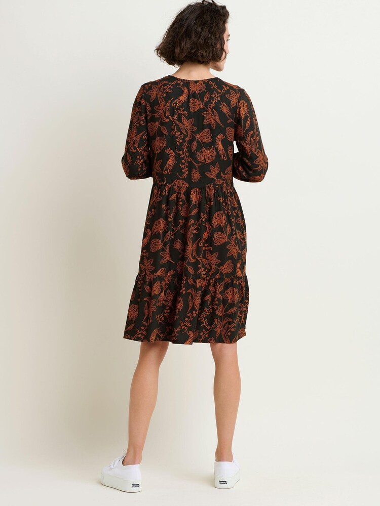 Brakeburn Black Henna Trail Dress - Image 2 of 4 Brakeburn Black Henna Trail Dress - Image 2 of 4