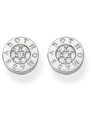 Thomas Sabo White Pavé 925 Sterling, Zirconia Earrings - Image 1 of 2