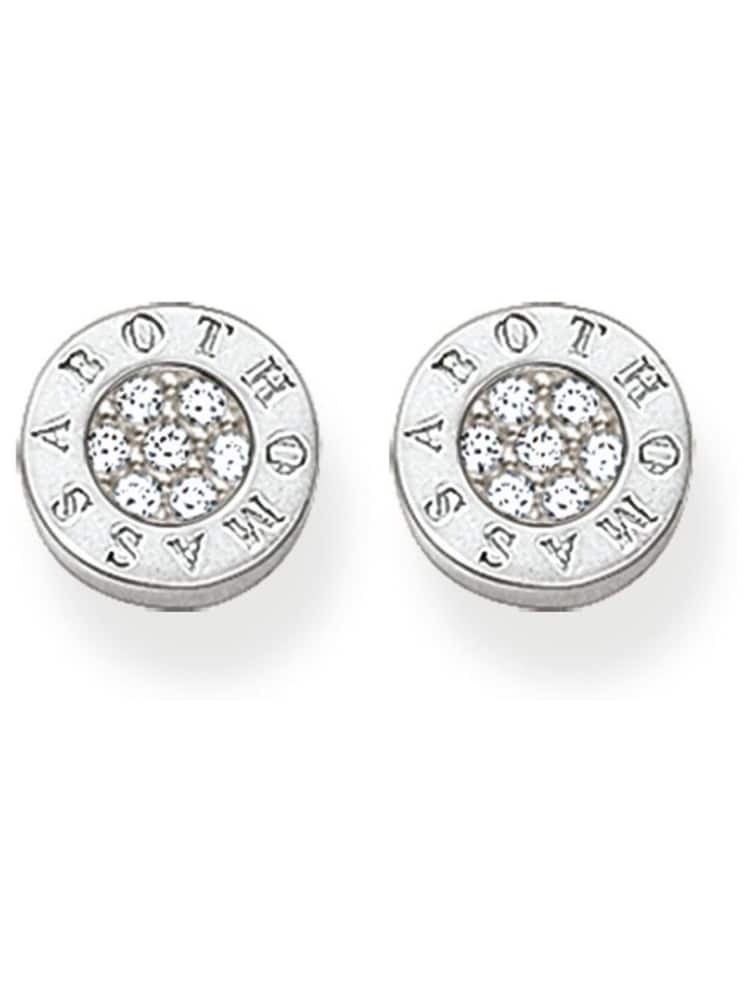 Thomas Sabo White Pavé 925 Sterling, Zirconia Earrings - Image 1 of 2 Thomas Sabo White Pavé 925 Sterling, Zirconia Earrings - Image 1 of 2