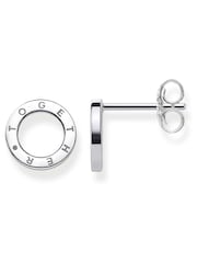 Thomas Sabo Silver Together Circles 925 Engraved Earrings - Image 1 of 4