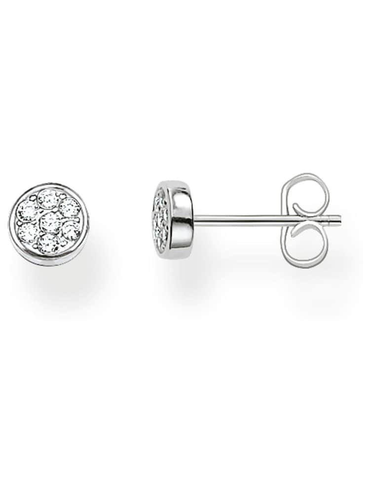 Thomas Sabo White Sparkling Circles Studs - Image 1 of 2