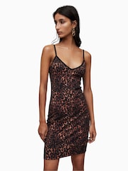 AllSaints Black 100% Cotton Maxi Rosalie Dress - Image 4 of 6