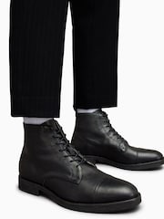 AllSaints Black Drago Boots - Image 6 of 7