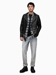 AllSaints Grey 100% Cotton Curtis Jeans - Image 2 of 5