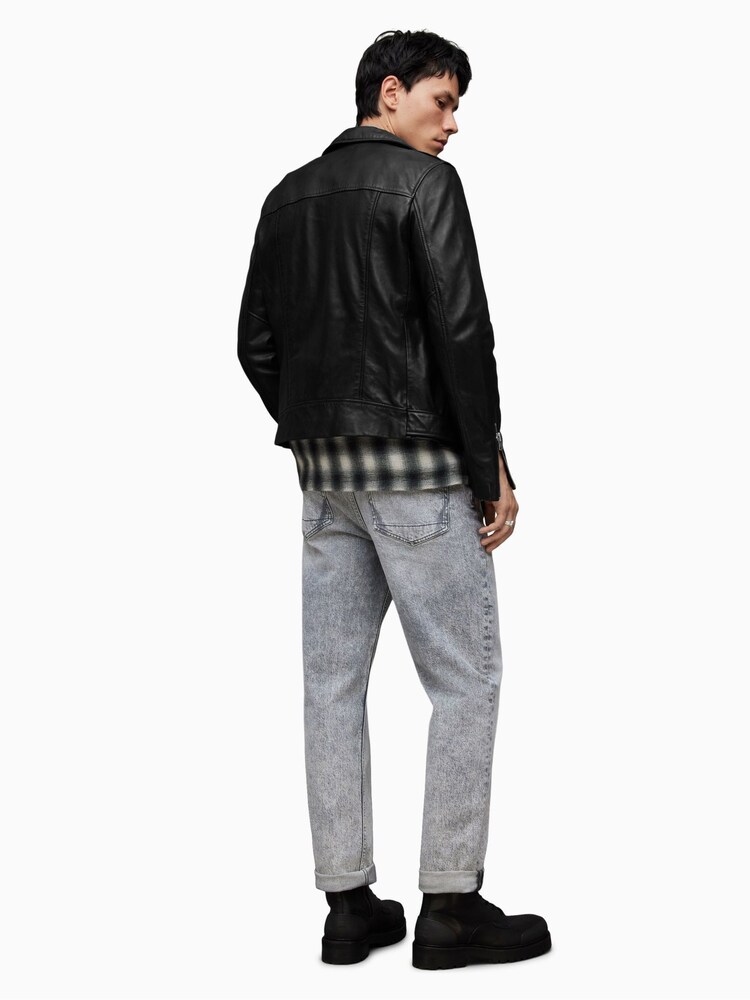 AllSaints Grey 100% Cotton Curtis Jeans - Image 3 of 5