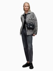 AllSaints Black Luella Leo Jacket - Image 4 of 7