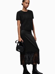 AllSaints Black Rebel T-Shirt - Image 4 of 7