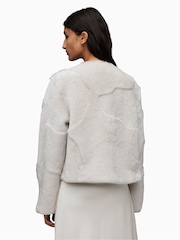 AllSaints White Hania Jacket - Image 2 of 7