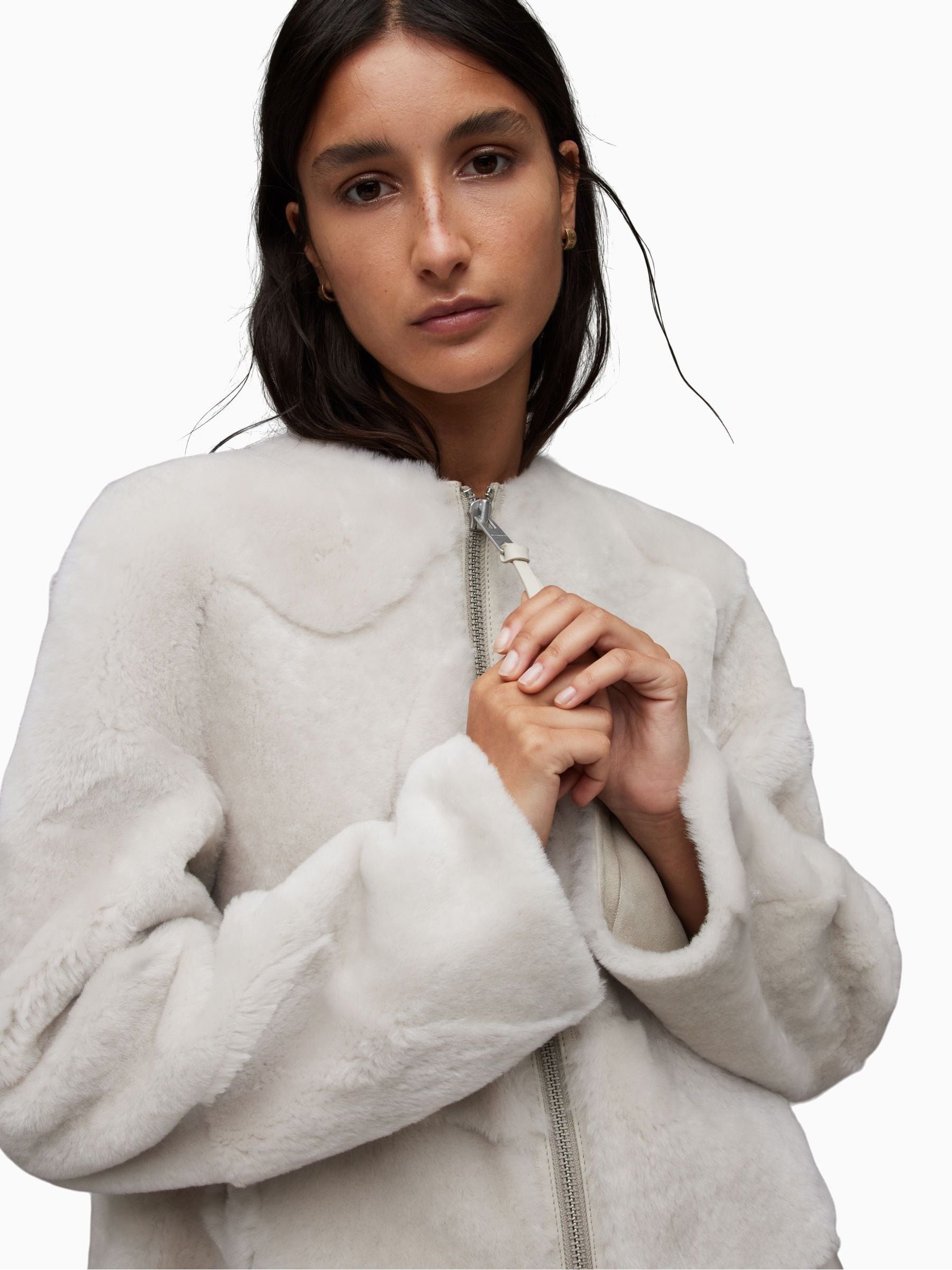 Buy AllSaints White Hania Jacket from Next USA