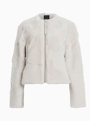 AllSaints White Hania Jacket - Image 7 of 7
