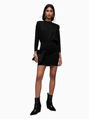 AllSaints Black Mini Mika Tank Dress - Image 5 of 9