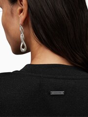 AllSaints Black Mini Mika Tank Dress - Image 8 of 9