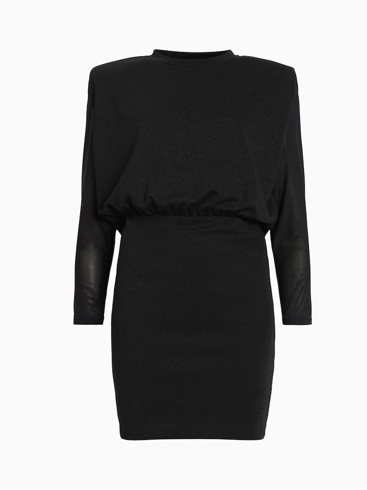 AllSaints Black Mini Mika Tank Dress - Image 9 of 9
